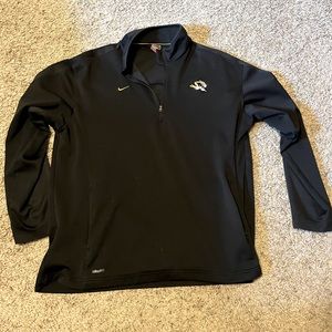 Mizzou Black Pullover XXL NikeFit Dry
